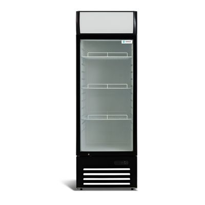 Шафа холодильна Hurakan HKN-BC348C скляні розпашні двері