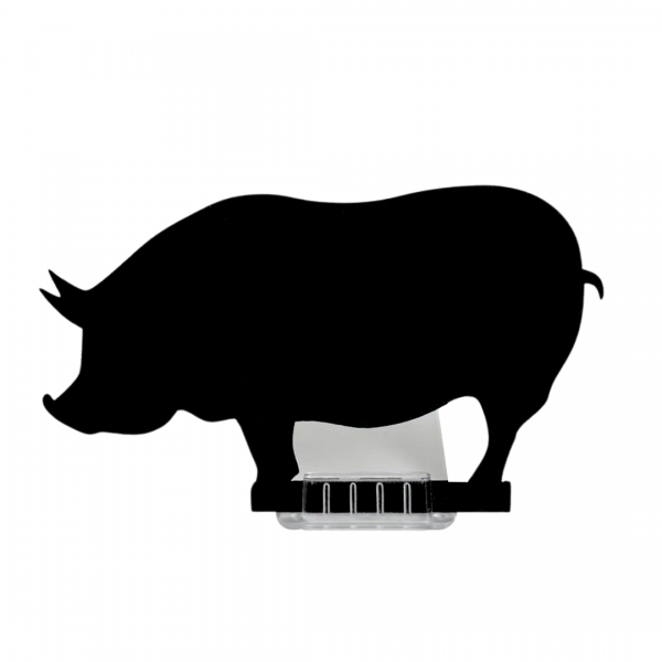 Крейдяна табличка «Свинка» чорна