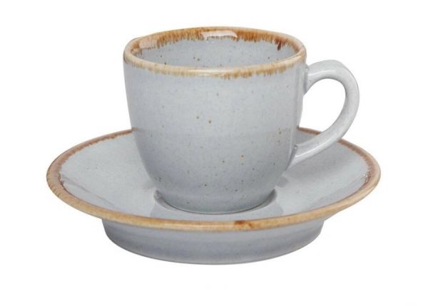 Porland Seasons Gray Чашка кавова 80 мл з блюдцем 120 мм в наборі