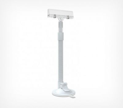 Тримач плаката на гнучкій ніжці і вакуумної присоски SC-FLEX-CLIP