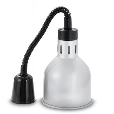 Лампа інфрачервона Hurakan HKN-DL775, 190 мм срібна