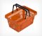 Кошик покупця з посиленими ручками, 20 літрів помаранчевий