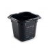 Гастроємність з полікарбонату GN 1/6 h-15 см 2,15 л чорна