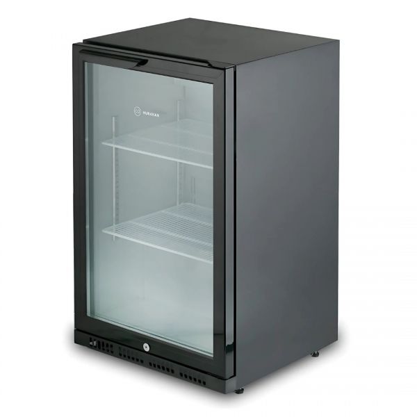 Шафа барна холодильна Hurakan HKN-DB125H на 115 л, скляні розпашні двері 865 мм