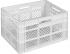 Ящик пластиковий перфорований 600х400х350 білий