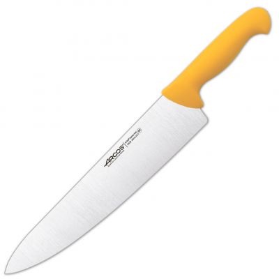 290900 Ніж кухарський 300 мм серія "2900" жовтий