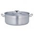 Каструля 5 л. з нержавіючої сталі з кришкою