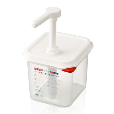 01367 Диспенсер для соусу 1/6, 2,6 л 176х162х190 мм (1 порція - 30 мл)
