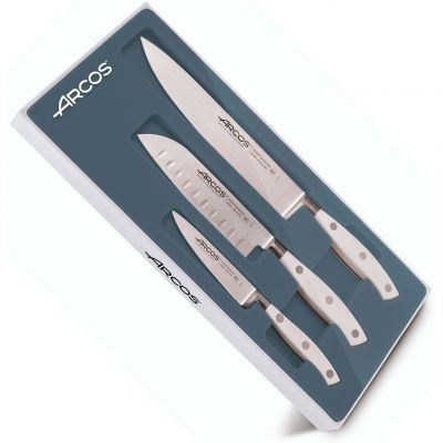 807610 Набір ножів 3 пр. серія "Riviera WHITE"