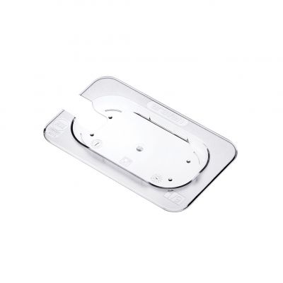 84013 Кришка 1/9 з полікарбонату з прорізом для ложки