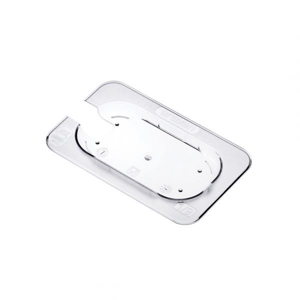 84013 Кришка 1/9 з полікарбонату з прорізом для ложки