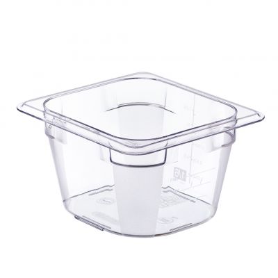 94016 Гастроємність 1/6 - 176х162х100 мм з полікарбонату 1,6 л