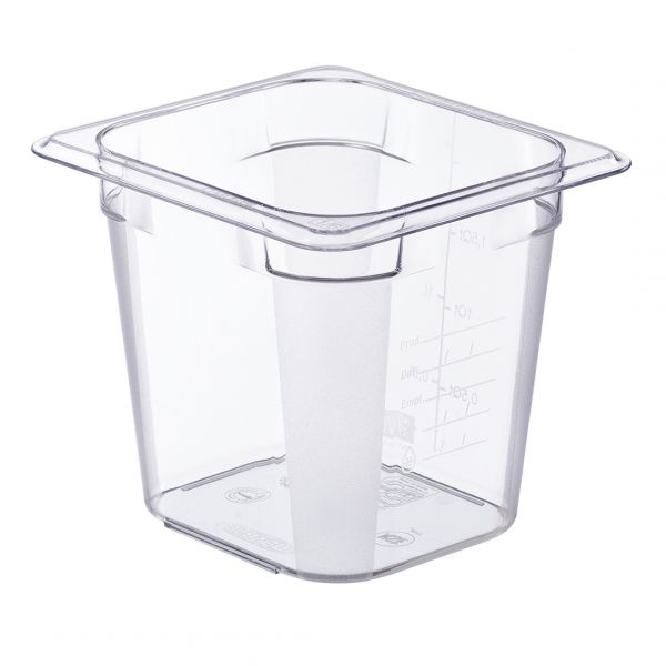 94017 Гастроємність 1/6 - 176х162х150 мм з полікарбонату 2.3 л