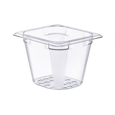 94073 Гастроємність 1/6 - 176х162х130 мм з полікарбонату перфорована