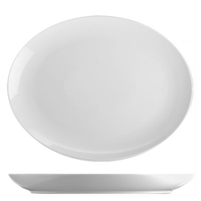 BAS3028 Блюдо овальне 22х28 см серія "Basic"