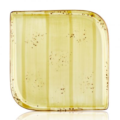 HA-SN-AR-25-KR Блюдо квадратне 19х19 см (діагональ 25 см), колір оливковий (Sun), серія "Harmony"