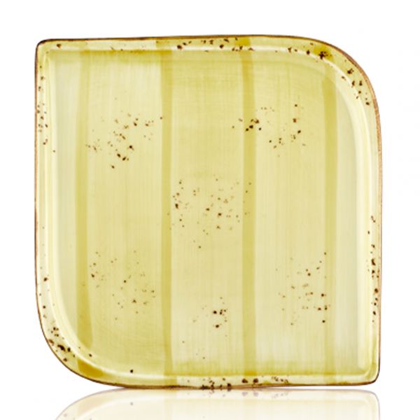 HA-SN-AR-25-KR Блюдо квадратне 19х19 см (діагональ 25 см), колір оливковий (Sun), серія "Harmony"
