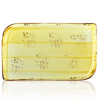 HA-SN-AR-28-DT Блюдо прямокутне 24х15 см (діагональ 28 см), колір оливковий (Sun), серія "Harmony"