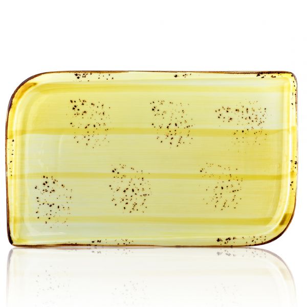 HA-SN-AR-28-DT Блюдо прямокутне 24х15 см (діагональ 28 см), колір оливковий (Sun), серія "Harmony"