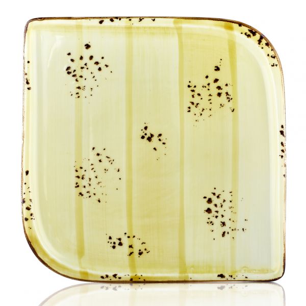 HA-SN-AR-30-KR Блюдо квадратне 23х23 см (діагональ 30 см), колір оливковий (Sun), серія "Harmony"