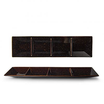 LAU3345 Блюдо прямокутне 45*12 см,колір Stardust, серія "Actual Buffet"