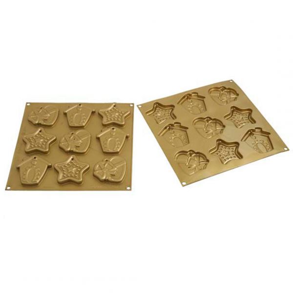 HSH02/B  Форма силіконова "Різдво" 87х85 мм, h 12,5 мм