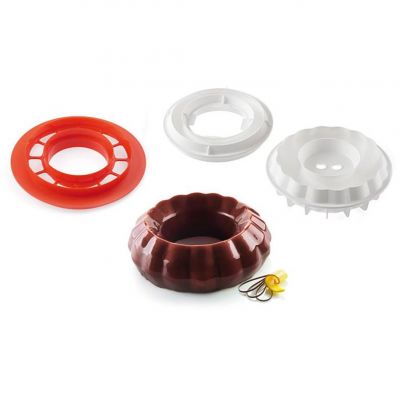 KIT DIAMOND CROWN Форма силіконова 2 шт + каттер, 240 mm, h75 мм, 2000 ml