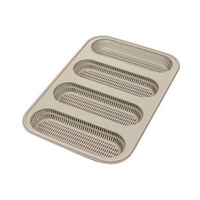 MINI BAGUETTE BREAD Форма силіконова на 4 булочки 170x55 h20 мм