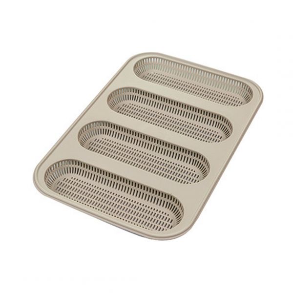 MINI BAGUETTE BREAD Форма силіконова на 4 булочки 170x55 h20 мм
