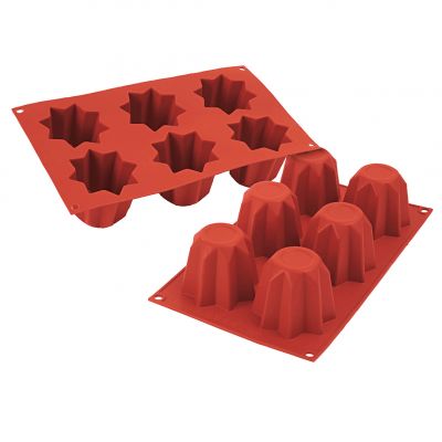 SF100/C Форма силіконова "кекс" 75*75 mm, h 60 mm