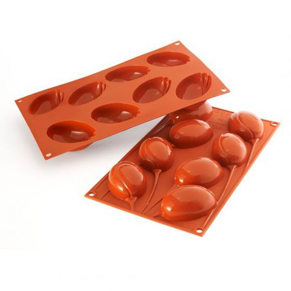 SF118/C Форма силіконова"тюльпан"  76,5х50,5 мм, h 29,5 мм