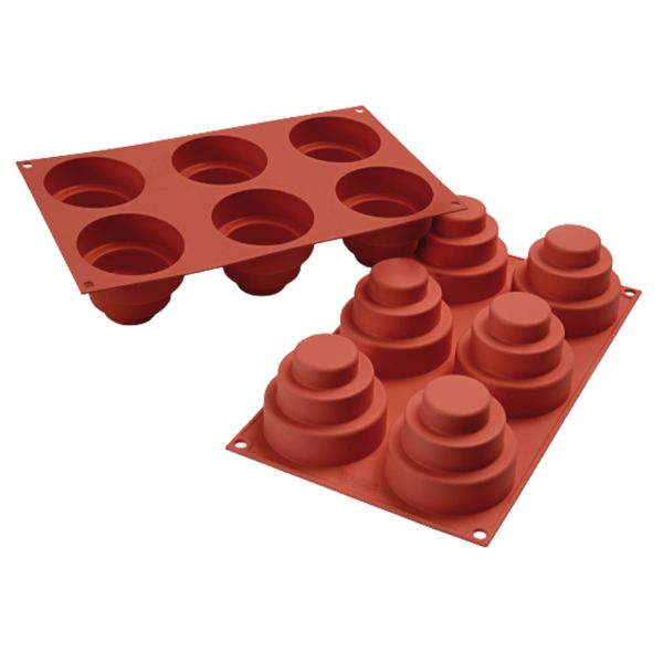 SF148/C Форма силіконова "тортик"  d 75, h 60 мм