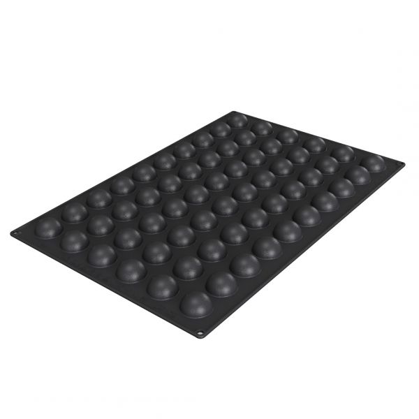 SQ075/YL Форма силіконова 600x400 мм, "напівсфера" d 42 h 22 mm, 20 ml x 60 tot. 1200 ml;