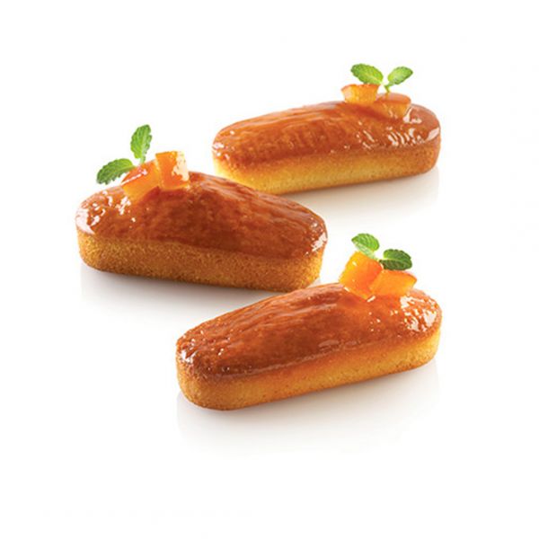 AIR PLUS 03 MINI PLUM CAKE Набір форм силіконових перфорованих 290х195 мм - 4 шт., "міні прямокутний