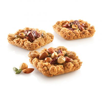 AIR PLUS 19 SQUARE Набір форм силіконових перфорованих 400х300 мм - 2 шт., "квадрат" 85х85х20 мм