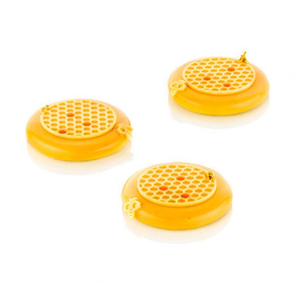 ALVEOLE 3 Силіконовий килимок "медові соти" Ø75 h2мм + 21x17,75 мм (5x3мл+8x0,5мл = 19мл), форма 400