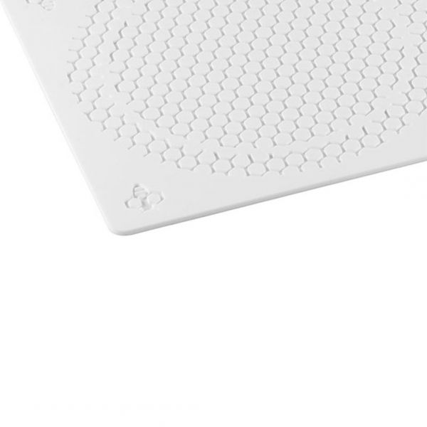 ALVEOLE 9 Силіконовий килимок "медові соти" Ø140-180 h2мм +21x17,75 мм (форма 400x200 мм)