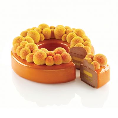 KIT BUBBLE CROWN Набір силіконових форм 3 шт. 210x245xh60 мм, Ø180 мм