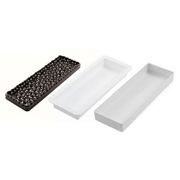 KIT MILLE BOLLE 1300 Набір силіконових форм 2 шт. + контейнер  300 x 100 h 51 mm