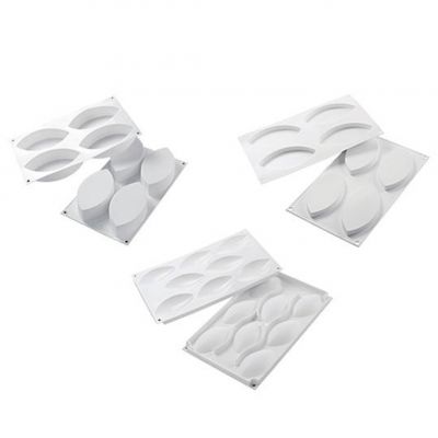 Kit Lovissimo Набір силіконових форм 5 шт.- 2 шт. SF121 - 140х75 mm, h 35 mm, 2 шт. SF122 - 132x67 m