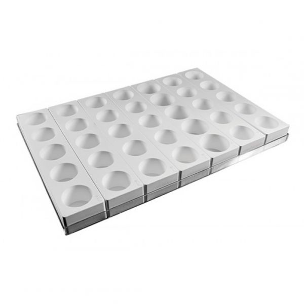 MULTIFLEX 60/7 Форми силіконова для тістечок  d 60 мм, h 45 мм, 35 шт.