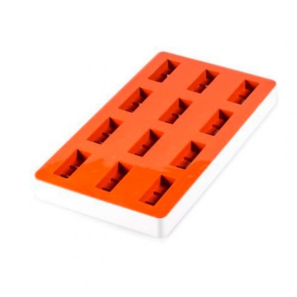 RECTANGLE  Форма силіконова 60 x 22 h 16 mm - 12 шт. (1 форма)