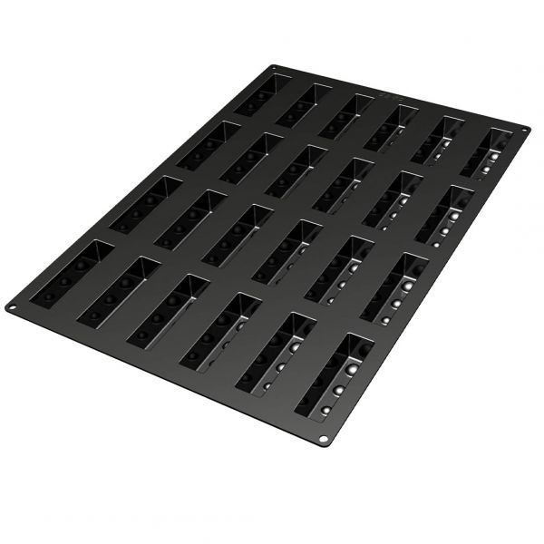 SQ023/YL Форма силіконова 600x400 мм, "поліно" 117х29,5 мм, h 34 мм