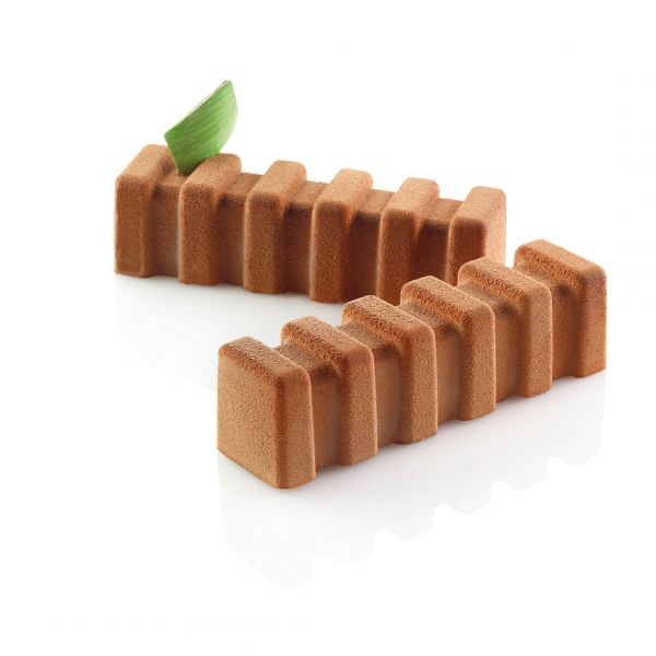 SQ024/YL Форма силіконова 600x400 мм, "фігурний ряд" 117х32 мм, h 33 мм