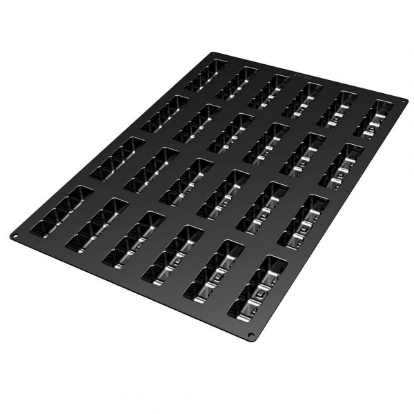 SQ027/YL Форма силіконова 600x400 мм, "чотири куба" 118х30 мм, h 32 мм