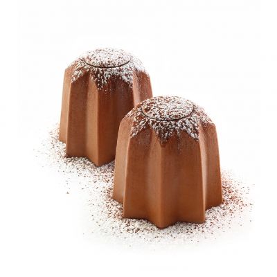 SQ053/YL Форма силіконова 600x400 мм, "кекс" d76,5 мм, h 74 мм