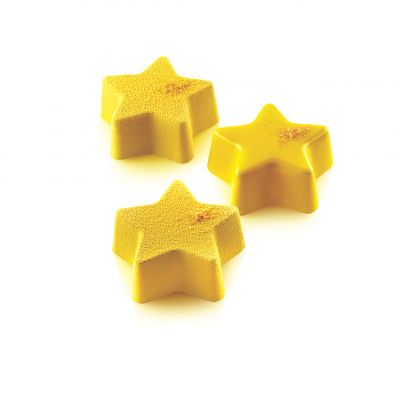 SQ073/YL Форма силіконова "зірка"  600x400 мм, Ø 95 h 35 mm, 135 X 20 ml