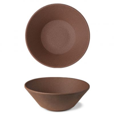 B1Q1420 Салатник d 20 см, 900 мл, колір червоний, серія  "Granit" (без глазування)