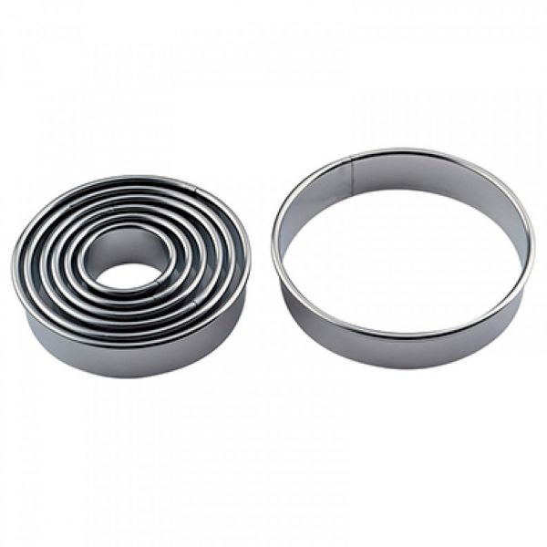 CUT1L16 Набір форм (коло) 16 шт, 20-140 mm, н/ж