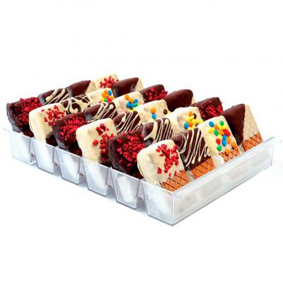 ESPOGEL DOWN Підставка для морозива прозора 235х360 мм,  h=48 мм